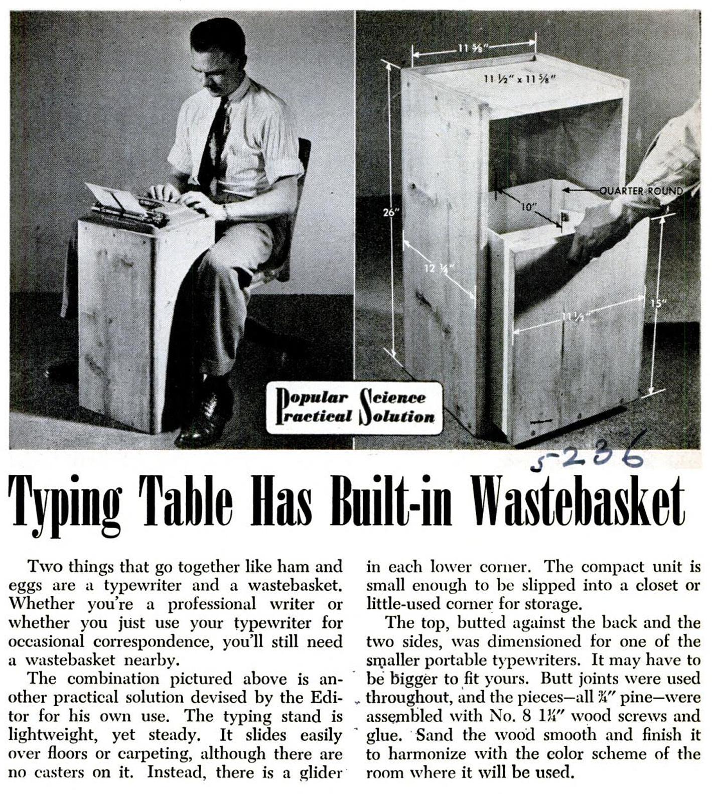 Typing Table Has Built-in Wastebasket.png